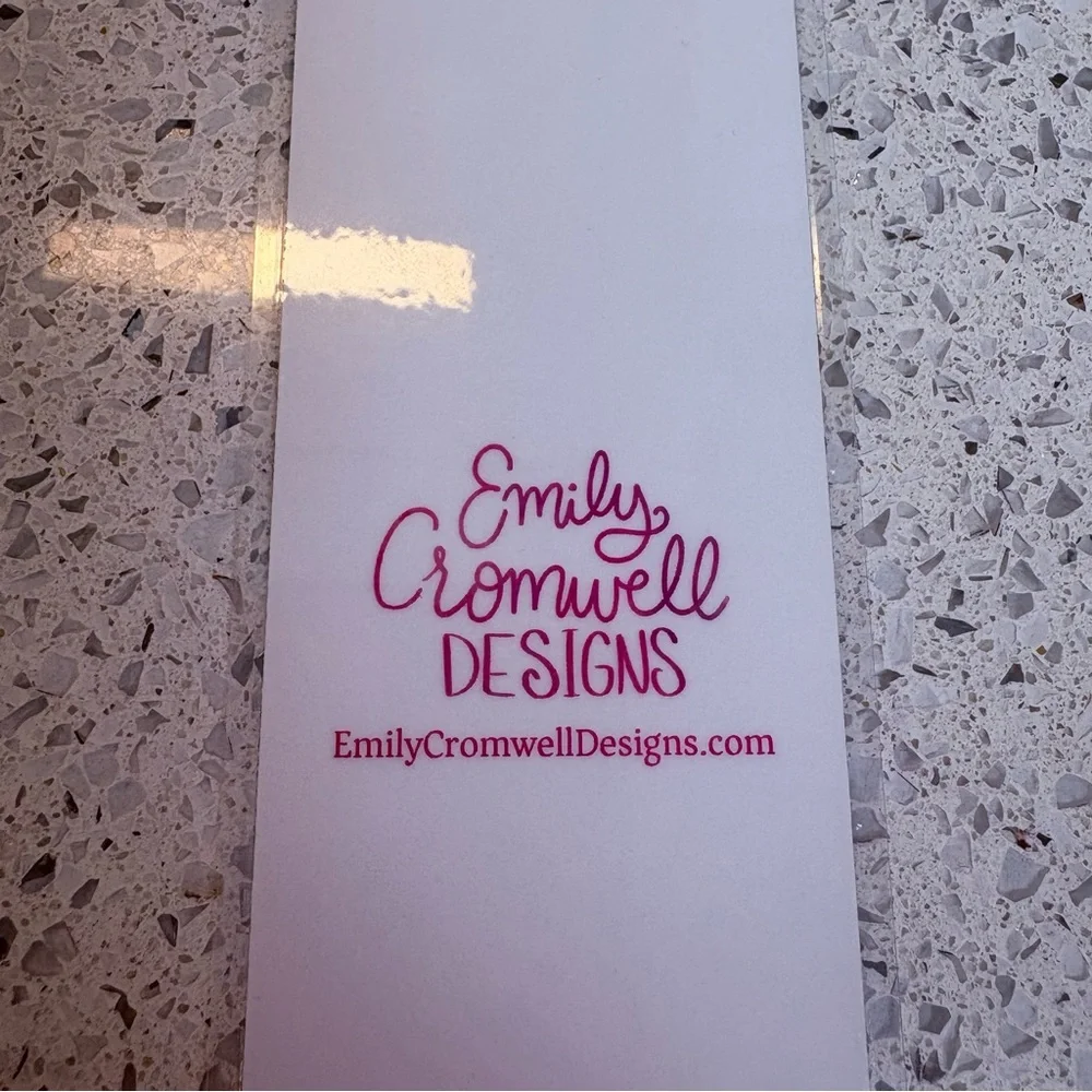 12 Fun Colorful Laminated Bookmarks by Emily Cromwell Designs